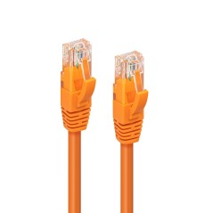 MicroConnect CAT6A UTP 1m Orange LSZH - High-Performance Networking Cable